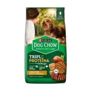 DOG CHOW | ADULTO MINI & PEQUEÑO TRIPLE PROTEINA
