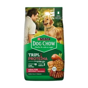 DOG CHOW | ADULTO MEDIANO & GRANDE TRIPLE PROTEINA