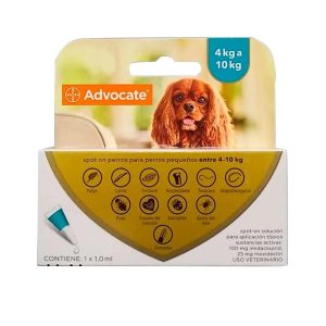ADVOCATE CANINO DE 4 A 10KG