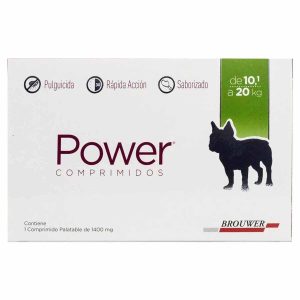 POWER COMPRIMIDOS GATO Y PERRO DE 10 A 20KG