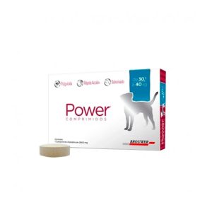 POWER COMPRIMIDOS GATO Y PERRO DE 30 A 40KG